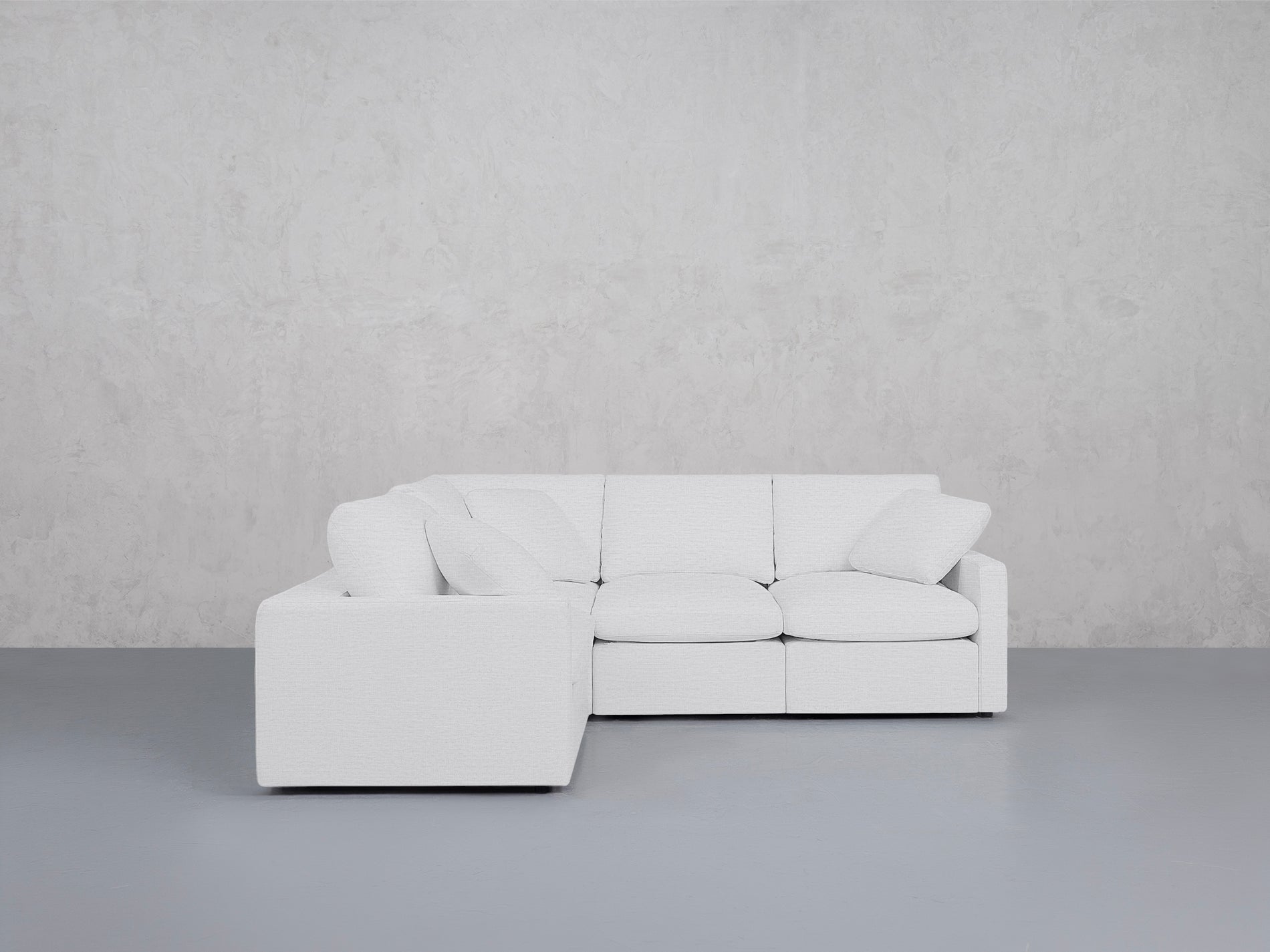 4-Seat Modular Corner Sectional (Thin Arms)