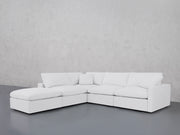 5-Seat Modular Corner Lounger Sectional (Thin Arms)