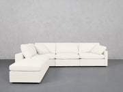 5-Seat Modular Corner Lounger Sectional (Thin Arms)