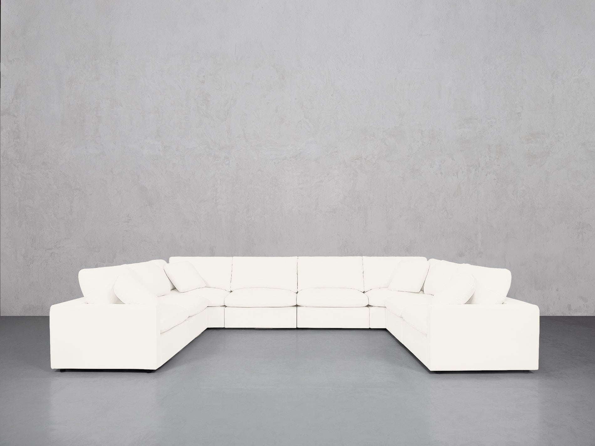 8-Seat Modular U-Sectional (Thin Arms)
