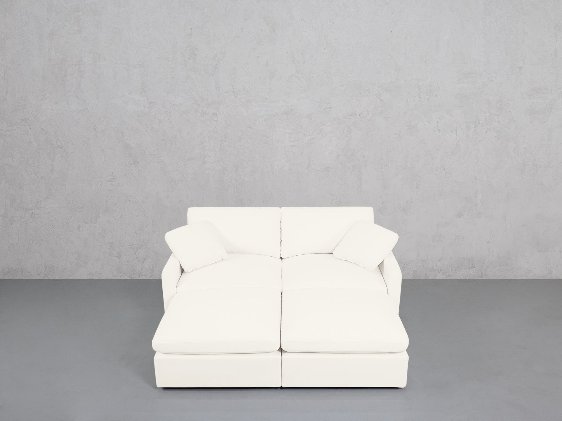 4-Seat Modular Daybed (Thin Arms)