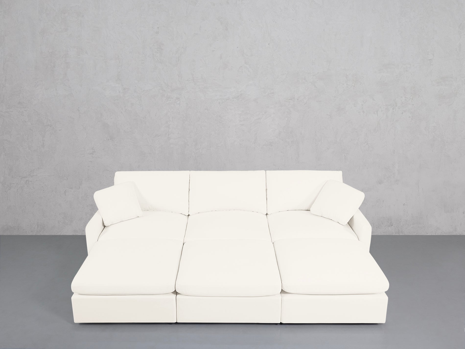 6-Seat Modular Daybed (Thin Arms)