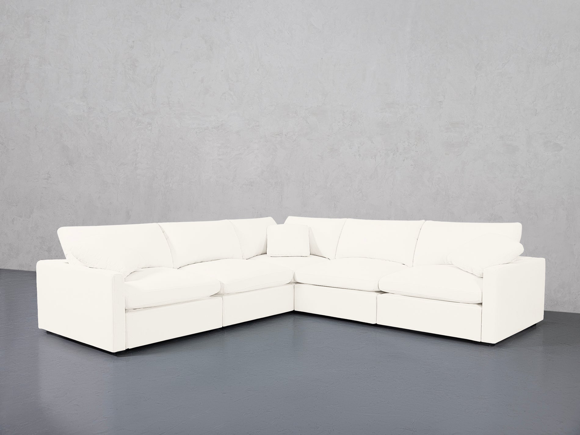 5-Seat Modular Corner Sectional (Thin Arms)