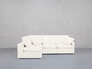 4-Seat Modular Open Corner Sectional (Thin Arms)