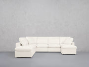 7-Seat Modular Chaise Corner Lounger Sectional (Thin Arms)