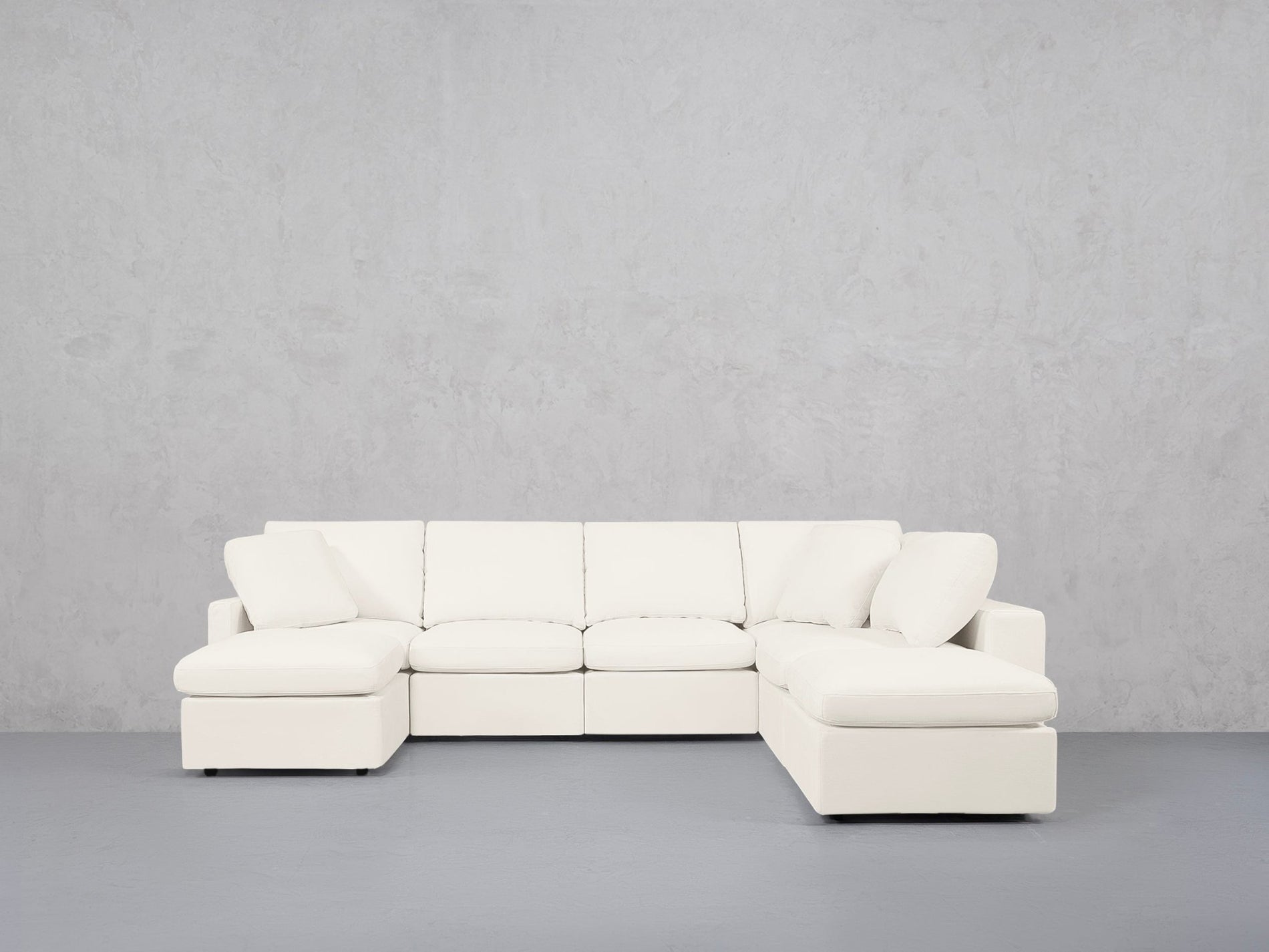 7-Seat Modular Chaise Corner Right Lounger Sectional (Thin Arm)