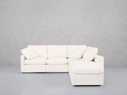 5-Seat Modular Corner Right Lounger Sectional (Thin Arms)