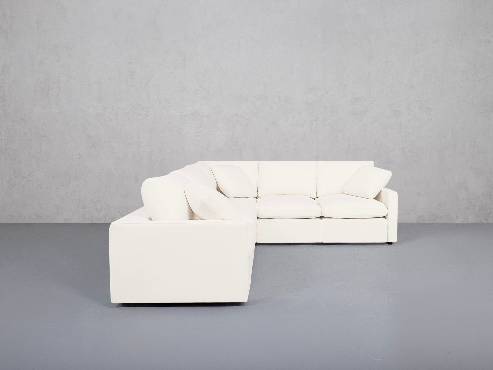 5-Seat Modular Corner Sectional (Thin Arms)