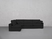 4-Seat Modular Open Corner Sectional (Thin Arms)