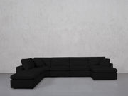 7-Seat Modular Chaise Corner Lounger Sectional (Thin Arms)