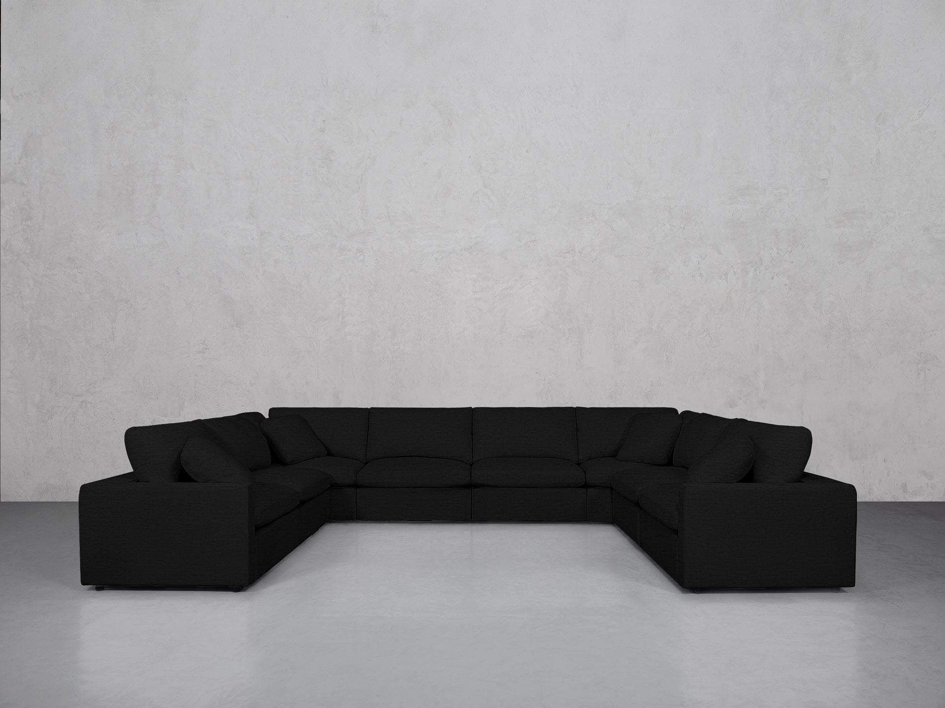 8-Seat Modular U-Sectional (Thin Arms)