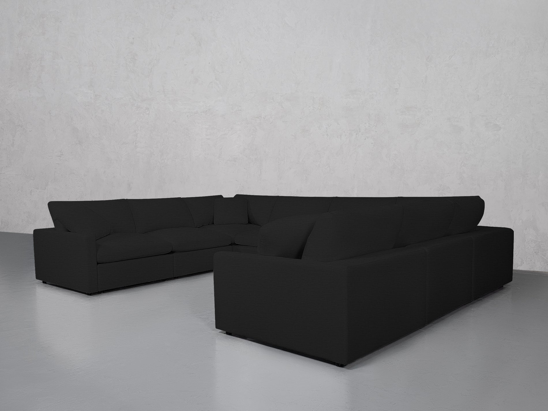 8-Seat Modular U-Sectional (Thin Arms)