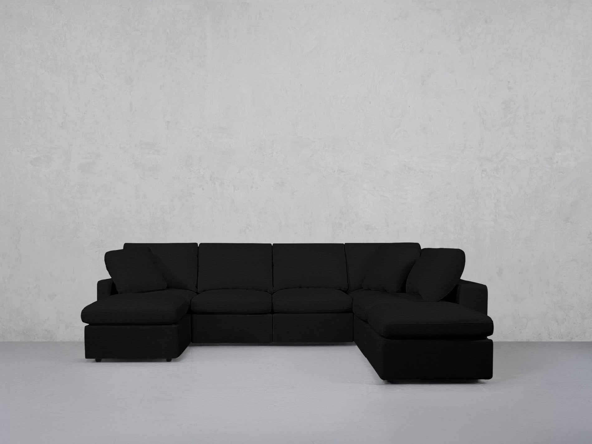 7-Seat Modular Chaise Corner Right Lounger Sectional (Thin Arm)