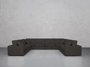 8-Seat Modular U-Sectional (Thin Arms)