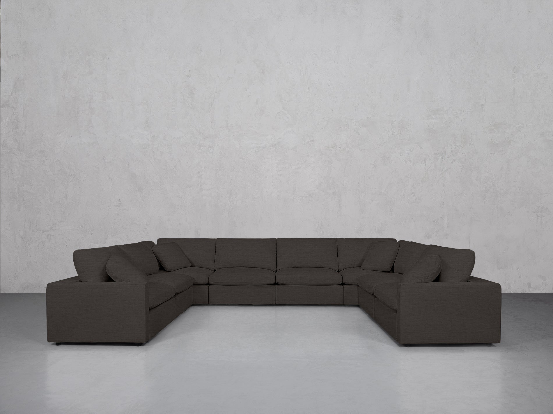 8-Seat Modular U-Sectional (Thin Arms)