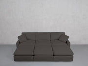 6-Seat Modular Daybed (Thin Arms)