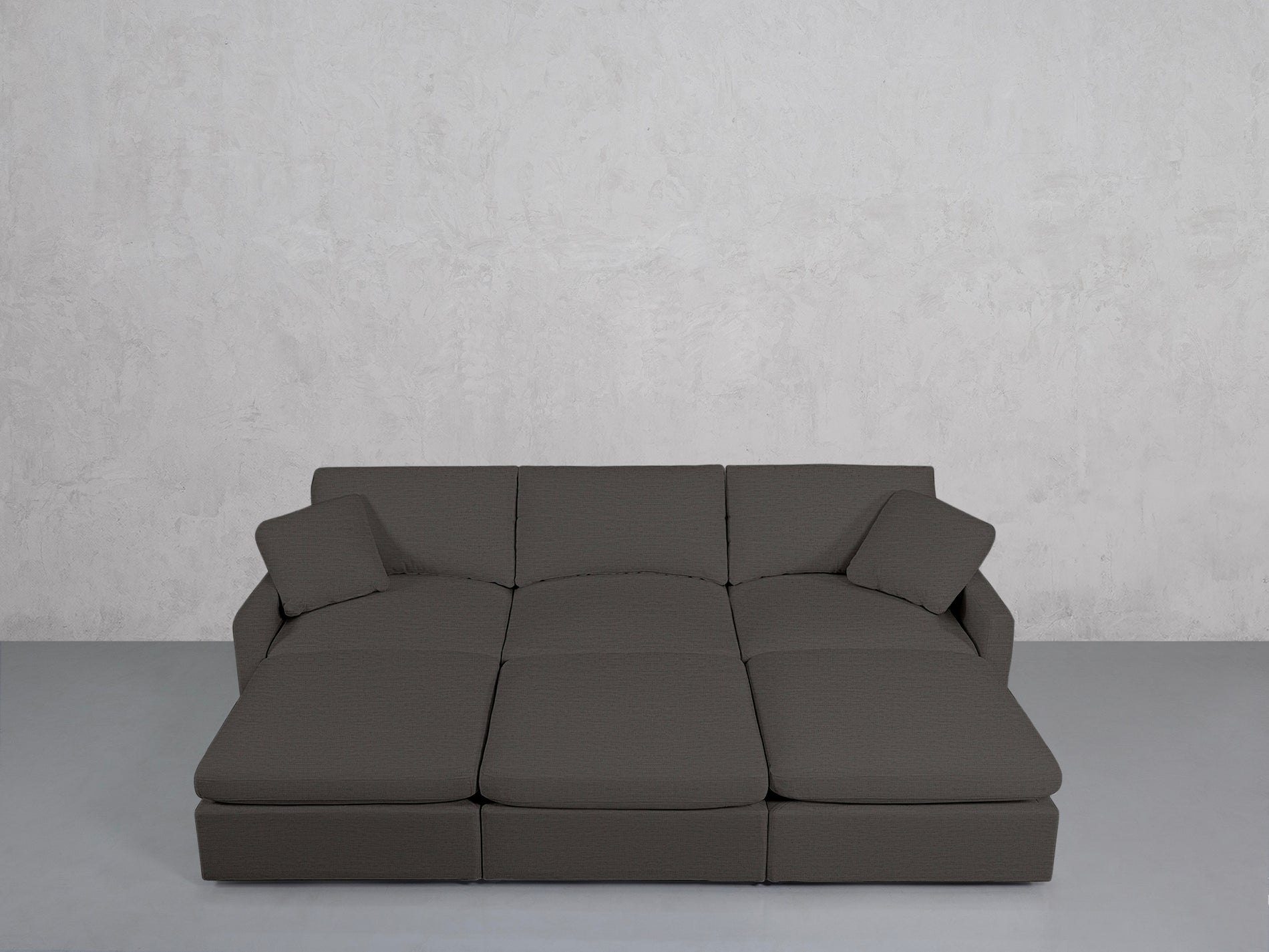 6-Seat Modular Daybed (Thin Arms)