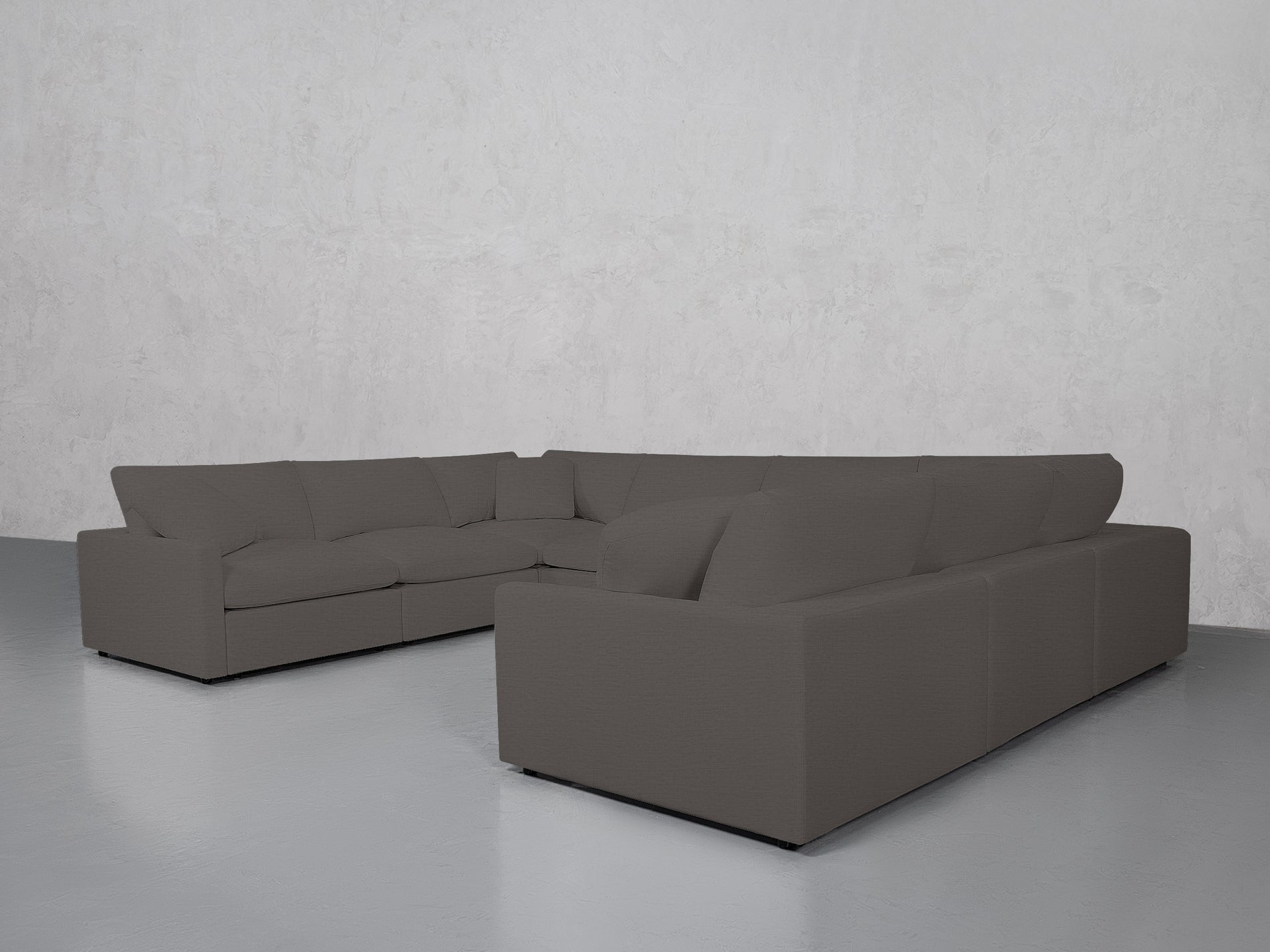 8-Seat Modular U-Sectional (Thin Arms)