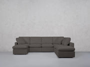 7-Seat Modular Chaise Corner Right Lounger Sectional (Thin Arm)
