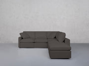 5-Seat Modular Corner Right Lounger Sectional (Thin Arms)