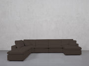 7-Seat Modular Chaise Corner Lounger Sectional (Thin Arms)