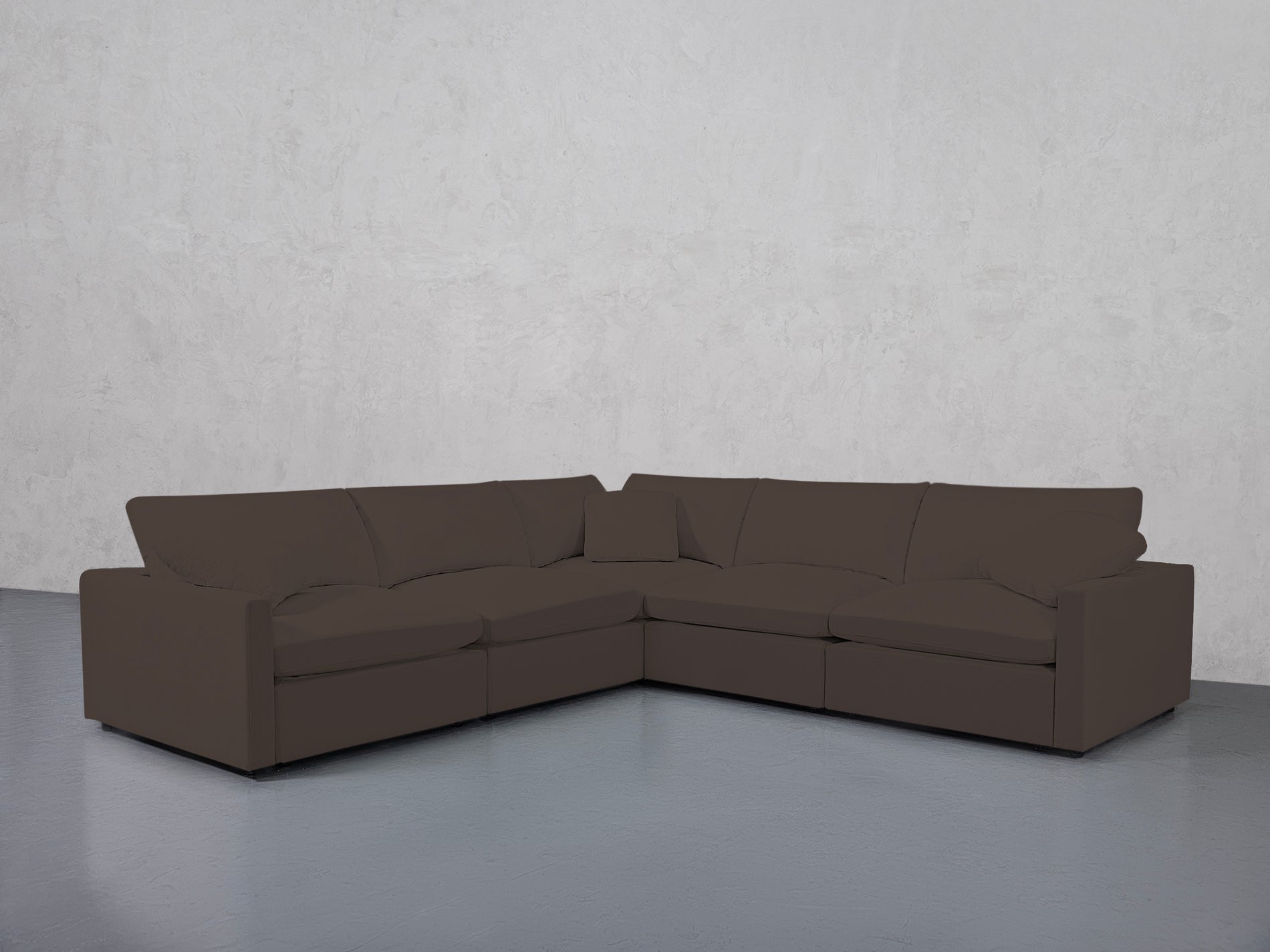 5-Seat Modular Corner Sectional (Thin Arms)