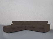 5-Seat Modular Corner Lounger Sectional (Thin Arms)