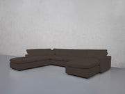 7-Seat Modular Chaise Corner Lounger Sectional (Thin Arms)