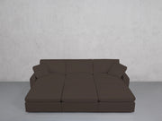 6-Seat Modular Daybed (Thin Arms)
