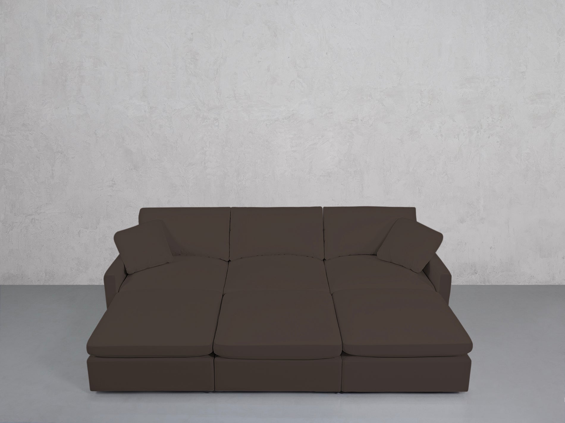 6-Seat Modular Daybed (Thin Arms)