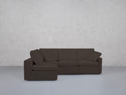 4-Seat Modular Open Corner Sectional (Thin Arms)