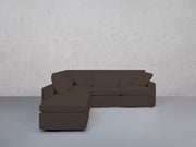 5-Seat Modular Corner Lounger Sectional (Thin Arms)
