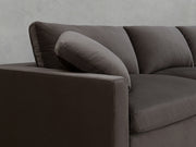 5-Seat Modular Corner Lounger Sectional (Thin Arms)