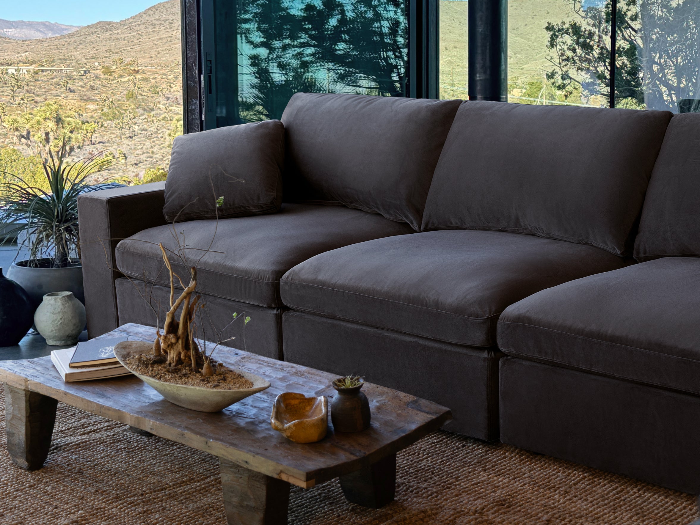 4-Seat Modular Chaise Sectional