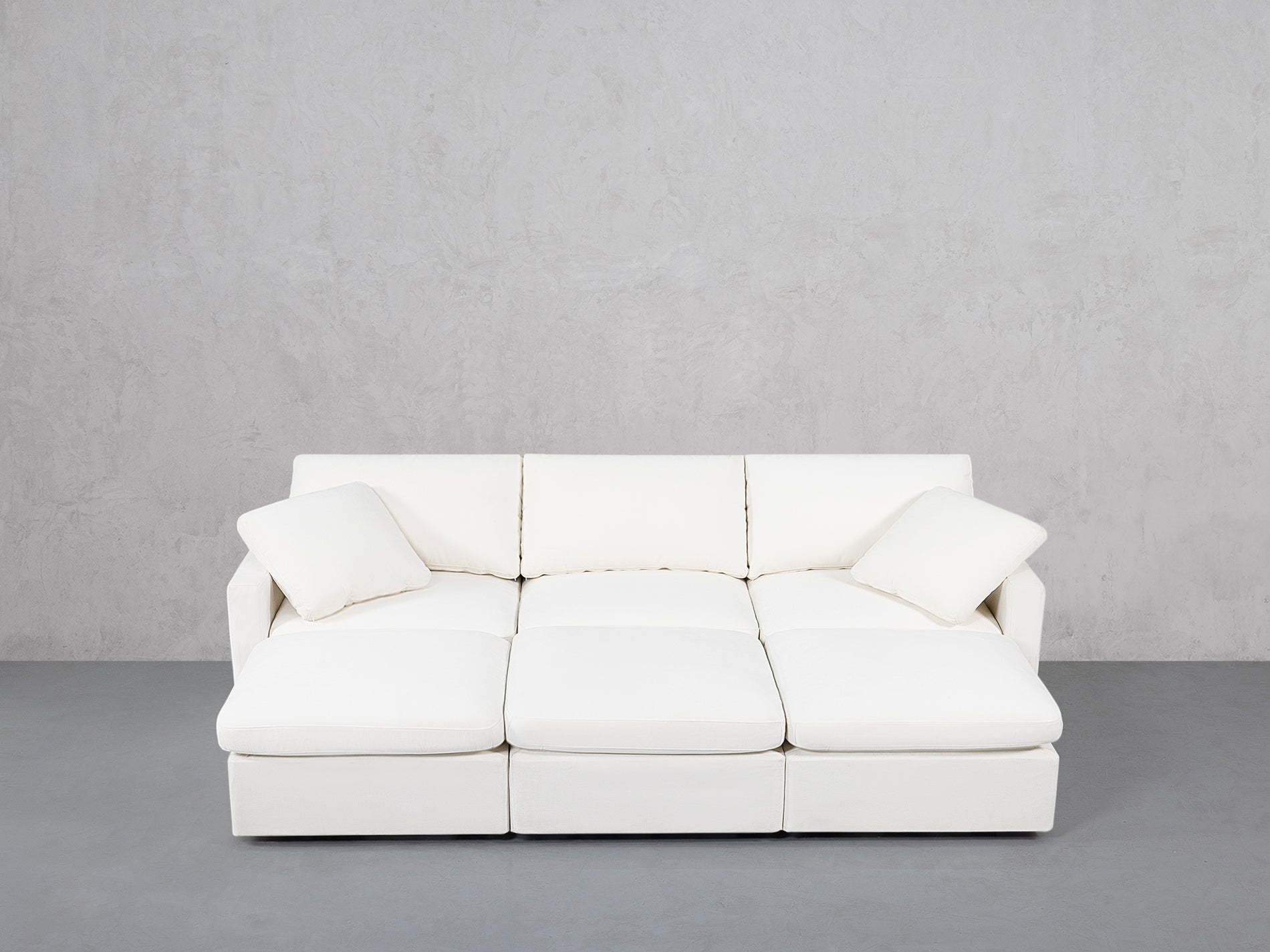 6-Seat Modular Daybed (Thin Arms)