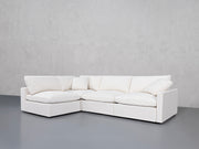 4-Seat Modular Open Corner Sectional (Thin Arms)