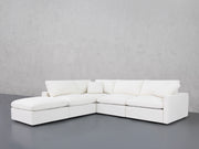 5-Seat Modular Corner Lounger Sectional (Thin Arms)