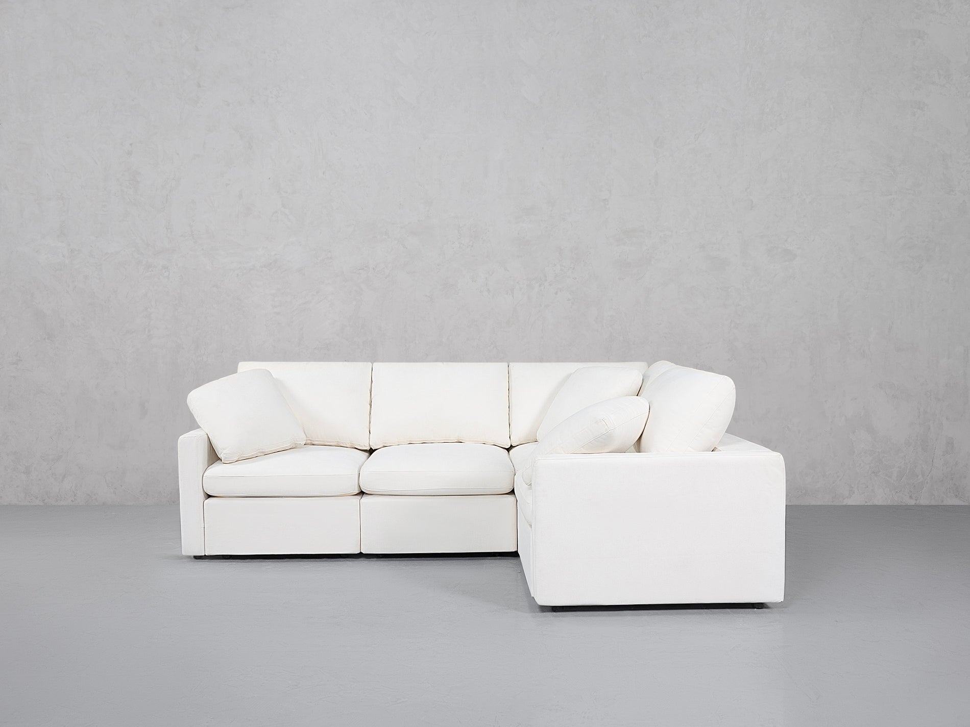 4-Seat Modular Corner Right Sectional (Thin Arms)