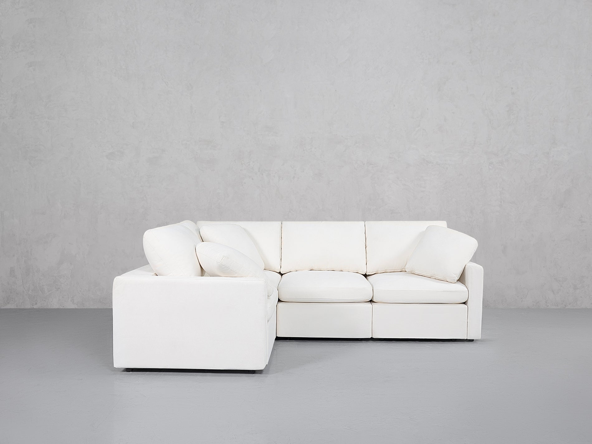 4-Seat Modular Corner Sectional (Thin Arms)