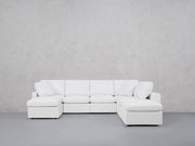 7-Seat Modular Chaise Corner Right Lounger Sectional (Thin Arm)