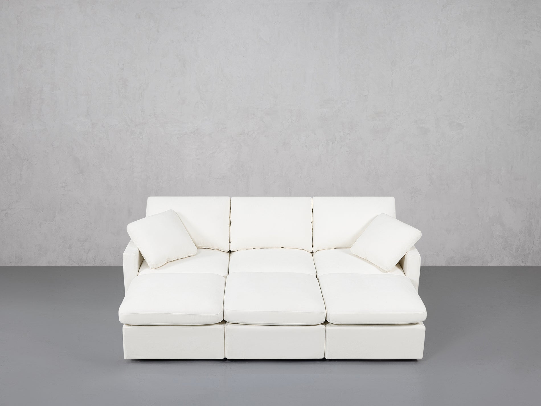 6-Seat Modular Daybed (Thin Arms)