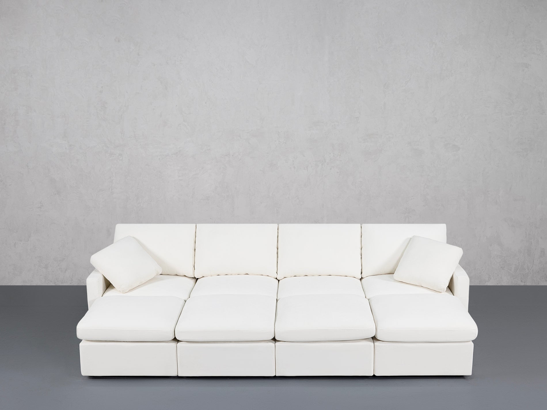 8-Seat Modular Daybed (Thin Arms)