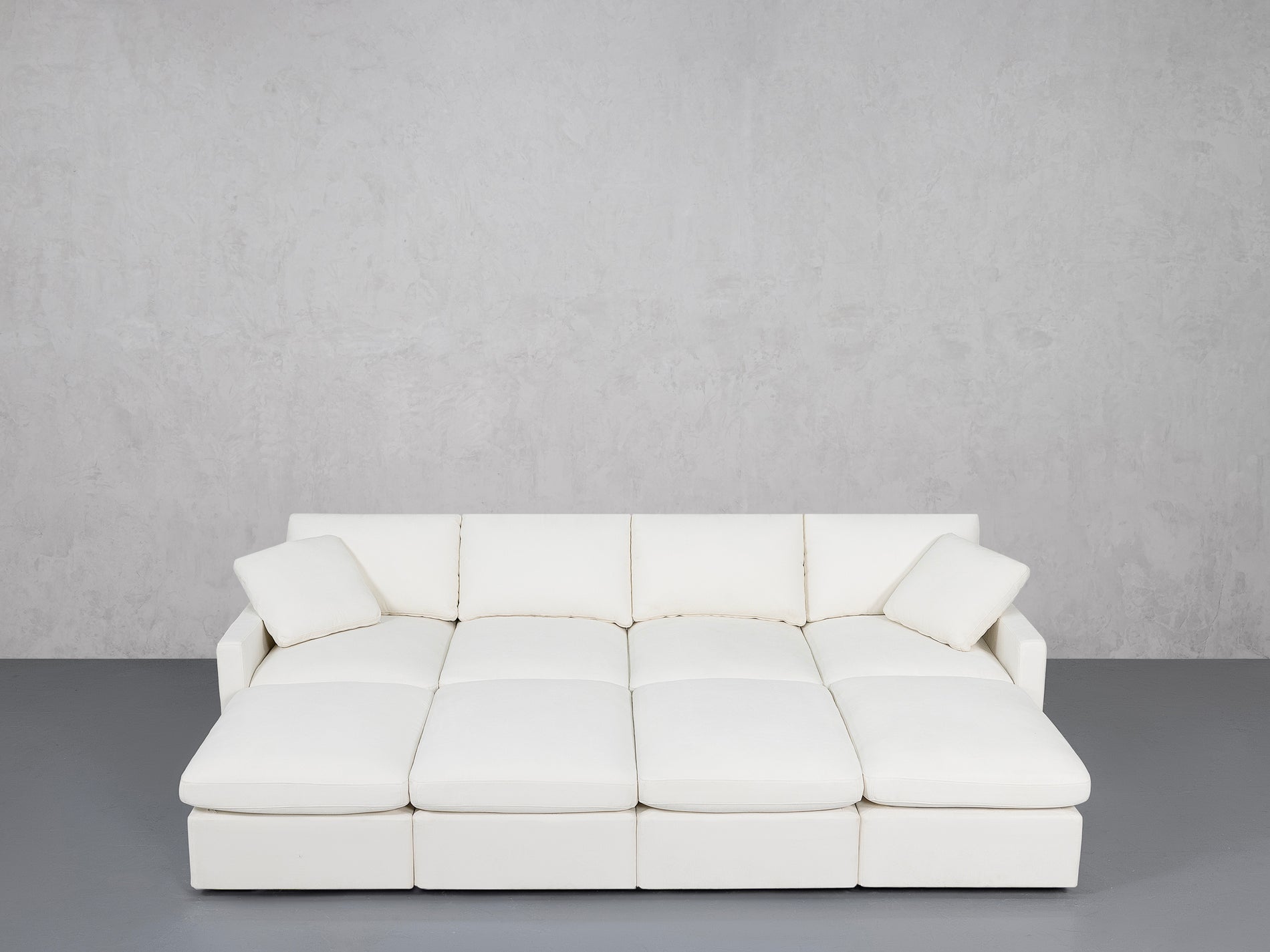 8-Seat Modular Daybed (Thin Arms)