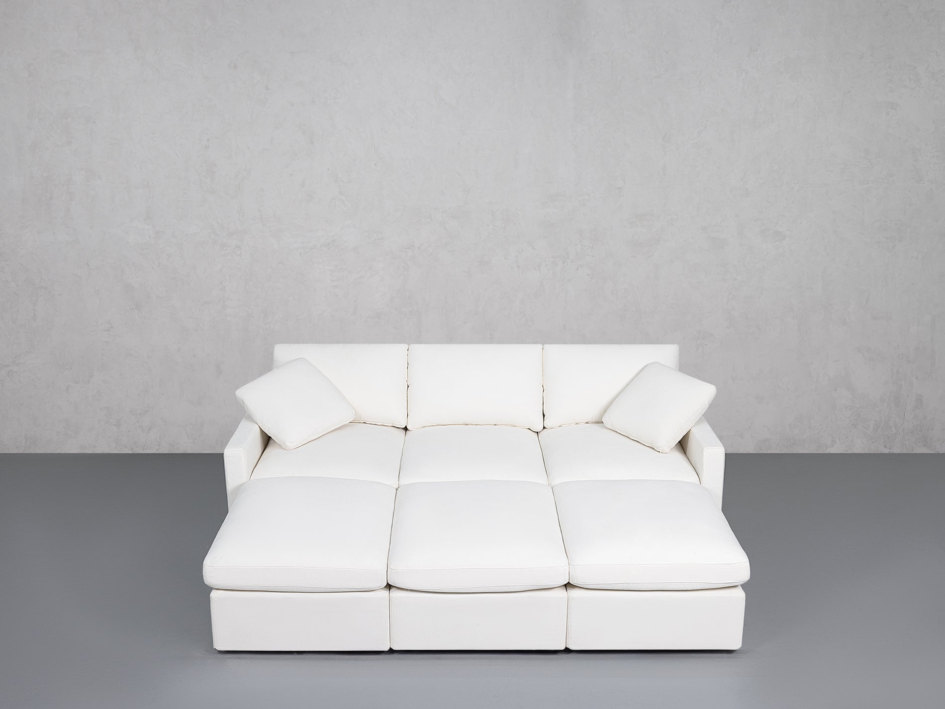 6-Seat Modular Daybed (Thin Arms)