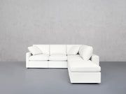 5-Seat Modular Corner Right Lounger Sectional (Thin Arms)
