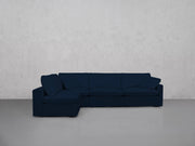 4-Seat Modular Open Corner Sectional (Thin Arms)