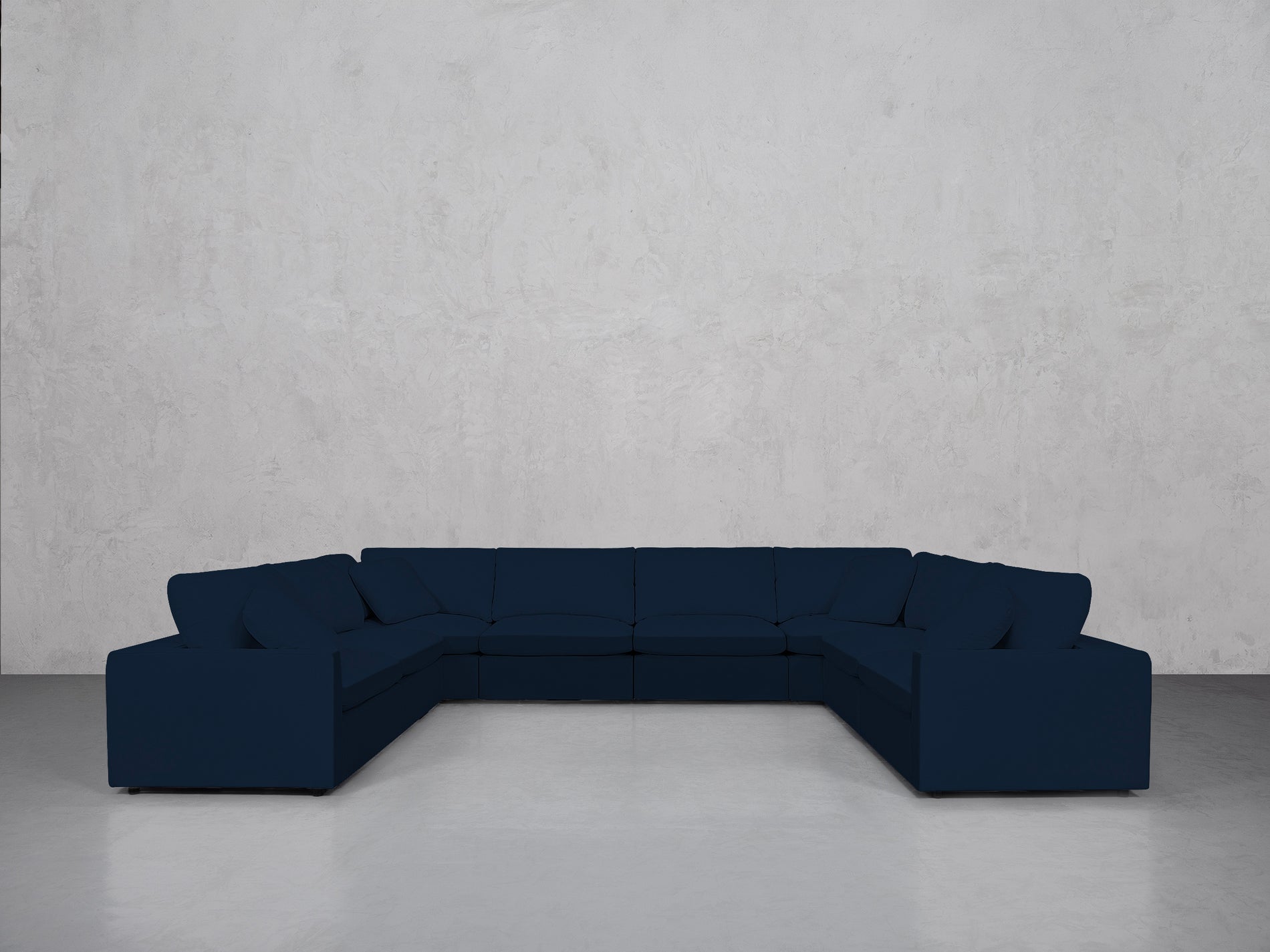 8-Seat Modular U-Sectional (Thin Arms)