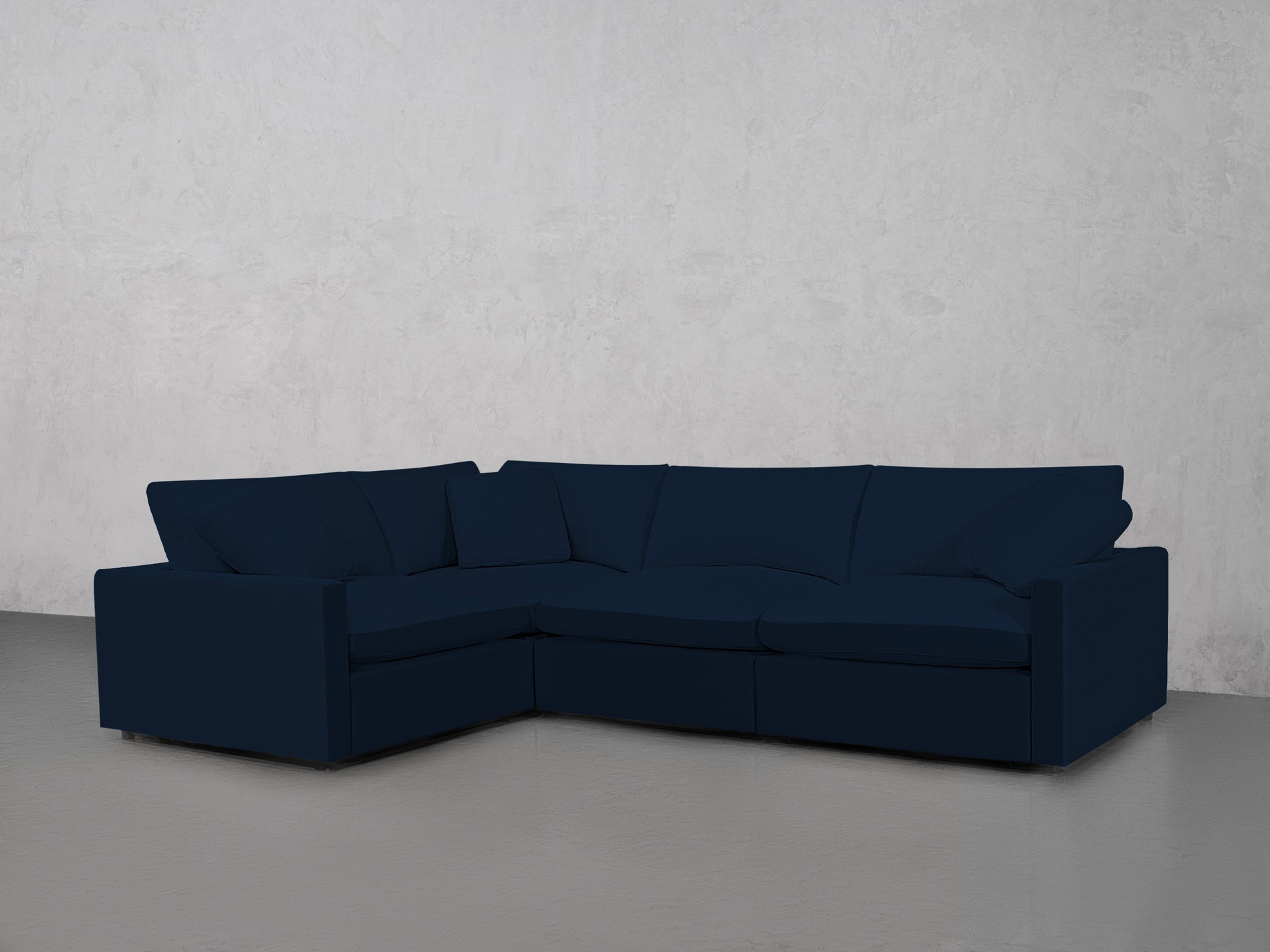4-Seat Modular Corner Sectional (Thin Arms)