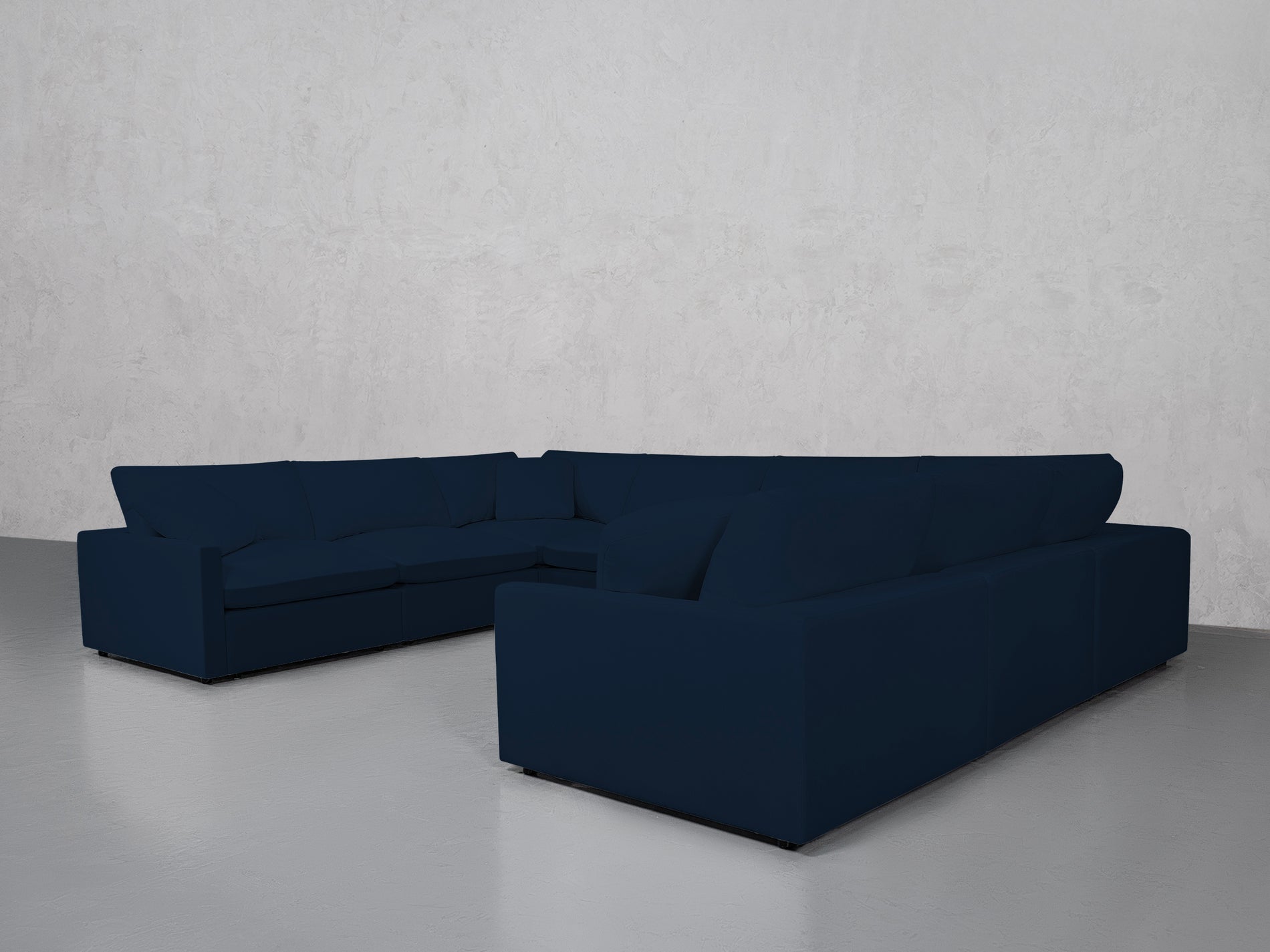 8-Seat Modular U-Sectional (Thin Arms)