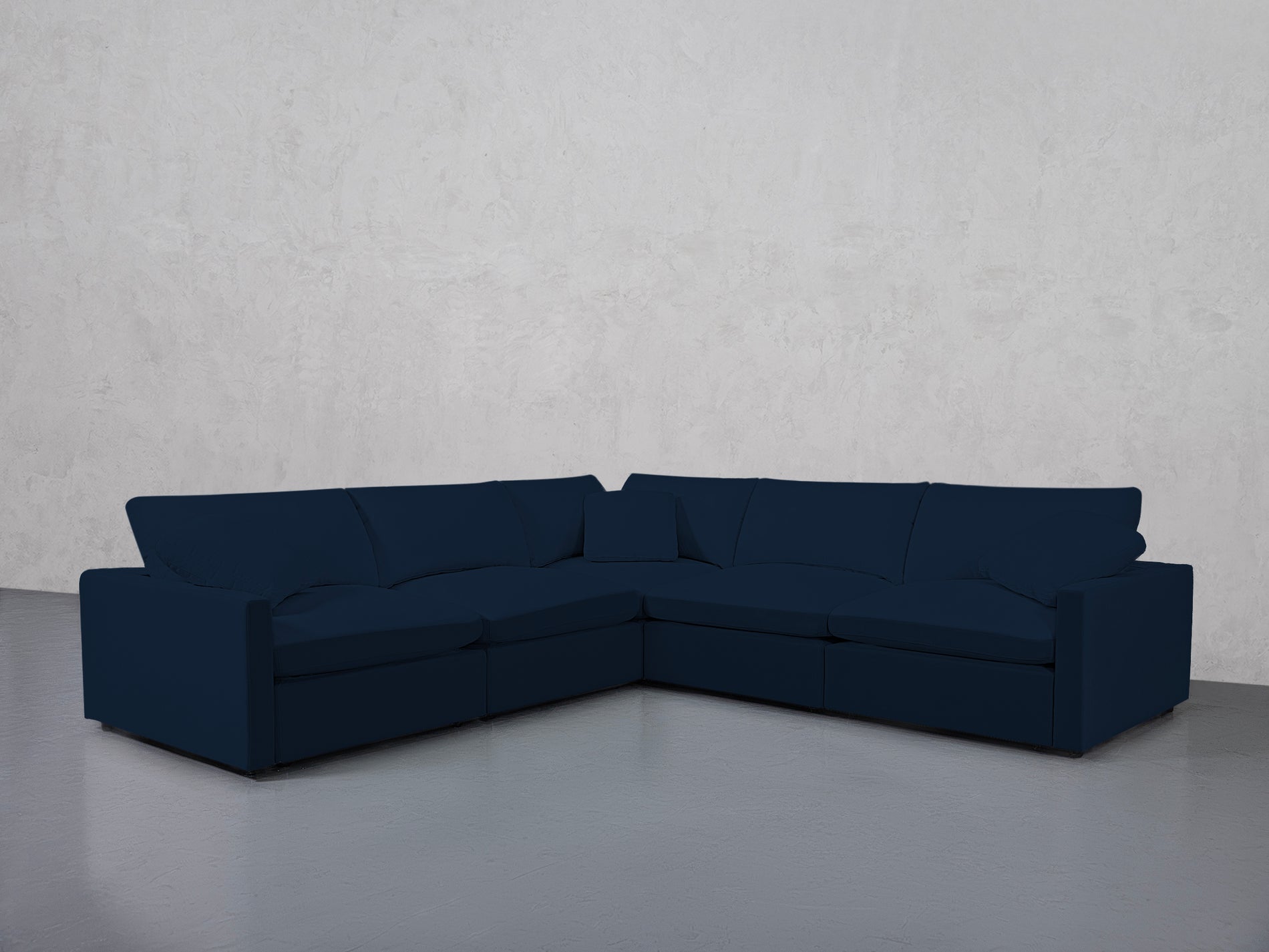 5-Seat Modular Corner Sectional (Thin Arms)